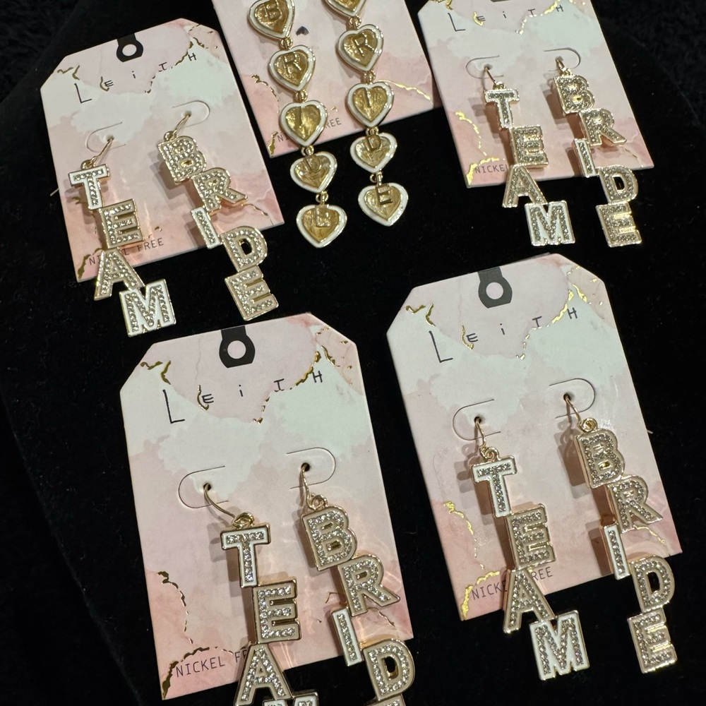 Team Bride' Earrings Set